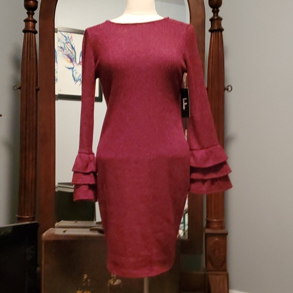 Lulu's cozy midi dress